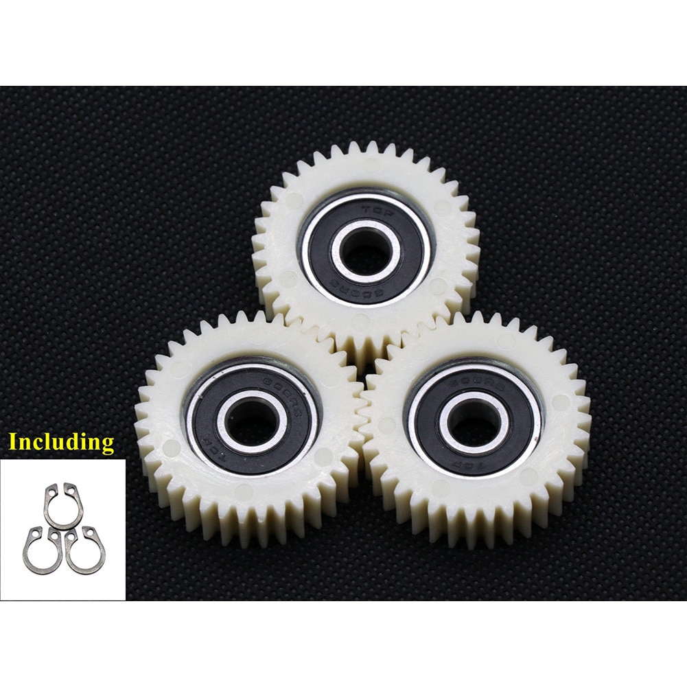 Tandwielset versnelling 47x12mm 36T metaal/nylon voor bafang 250w motor Ouxi v8 / V20 3pcs e-bike, fatbike