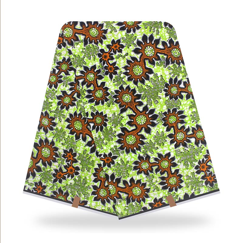 Letter Cotton Original African Ankara Fabric Print Fabric Pagne Africain Wax 6yards Y1116-15