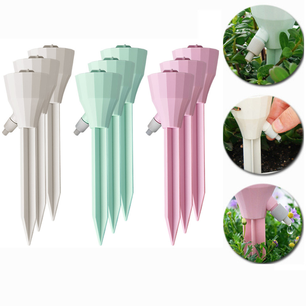 Adjustable Drip Irrigation System Automatic Self Watering Spikes for Plants Indoor Outdoor Potted Plants Irrigation System1-3pcs