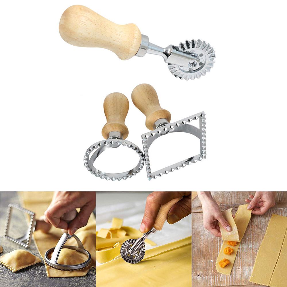 Pasta Hand-Snijmachine Reliëf Knoedel Embossing Machine Met Keuken Gadget Mutfak Aksesuarlari Keukengerei Thuis Gadgets: 3PC