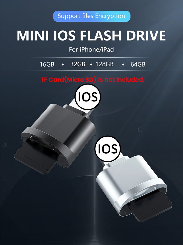 Card Reader TF Reader Multifunction USB 3.0 OTG Mobile Phone Card Reading For Iphone IOS 13 Above System Car Recorder Adapter