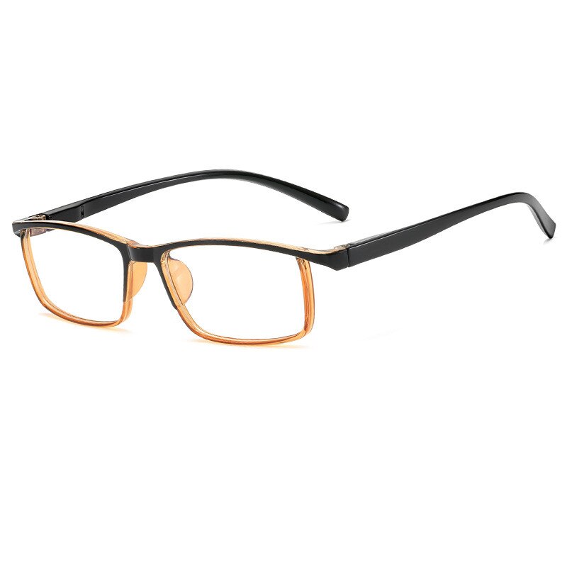 Gafas para miopía con montura pequeña para hombre y mujer, anteojos con dioptrías ópticas, a la , antiluz azul, 1,0-1,5-2,0-2,5-3,0: -150 / Tea