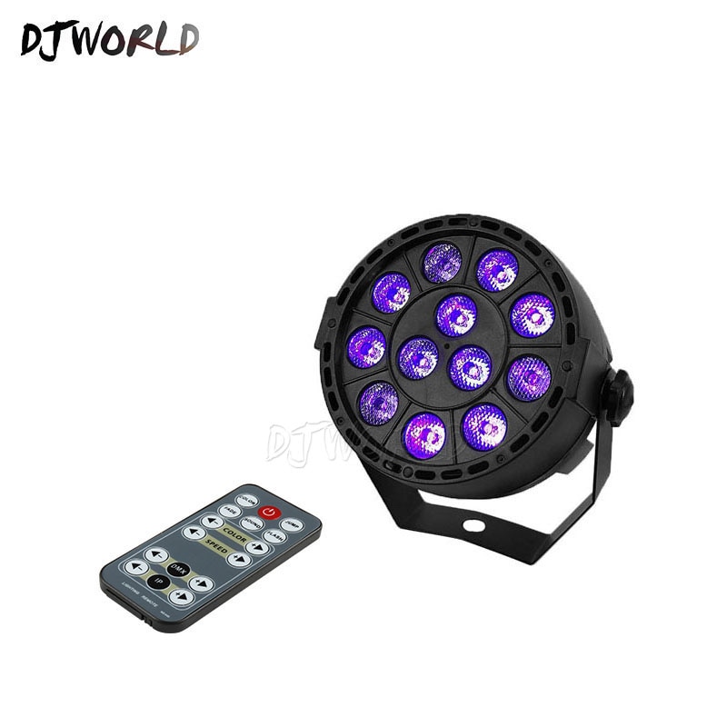 DJworld Lumière de Scène LED - 12x3W RGBW - Contrôle DMX - Angle de Faisceau 15° - 36W - Blanc