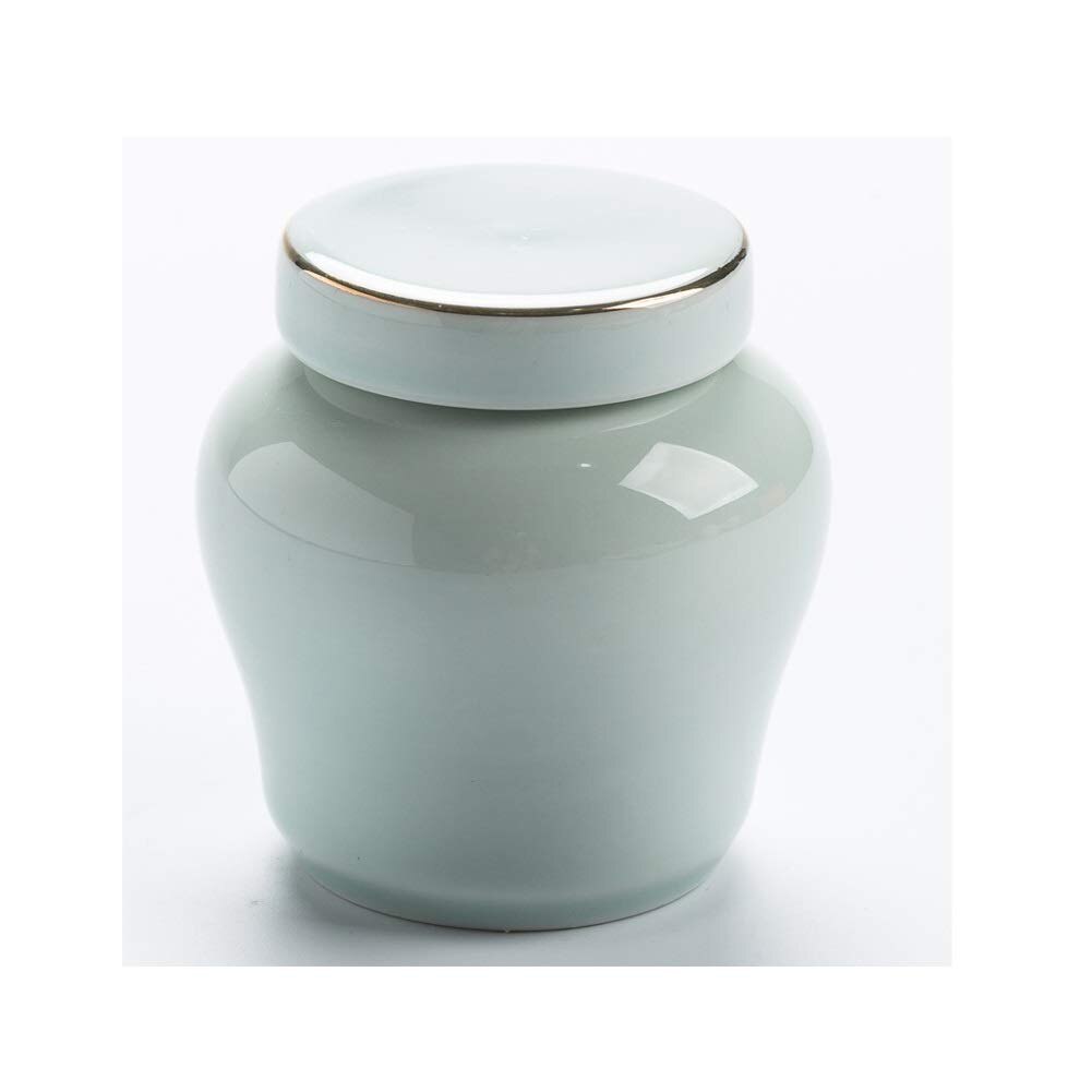 Mini-kremering urner til aske begravelsesurner til menneskelig aske lille keramik håndmalet display gravurne derhjemme