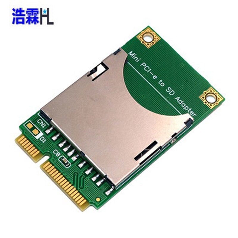 Mini PCI-e to SD to MINI PCIE adapter 52PIN not include Memory storage card For windows 7 8 10 XP 2000