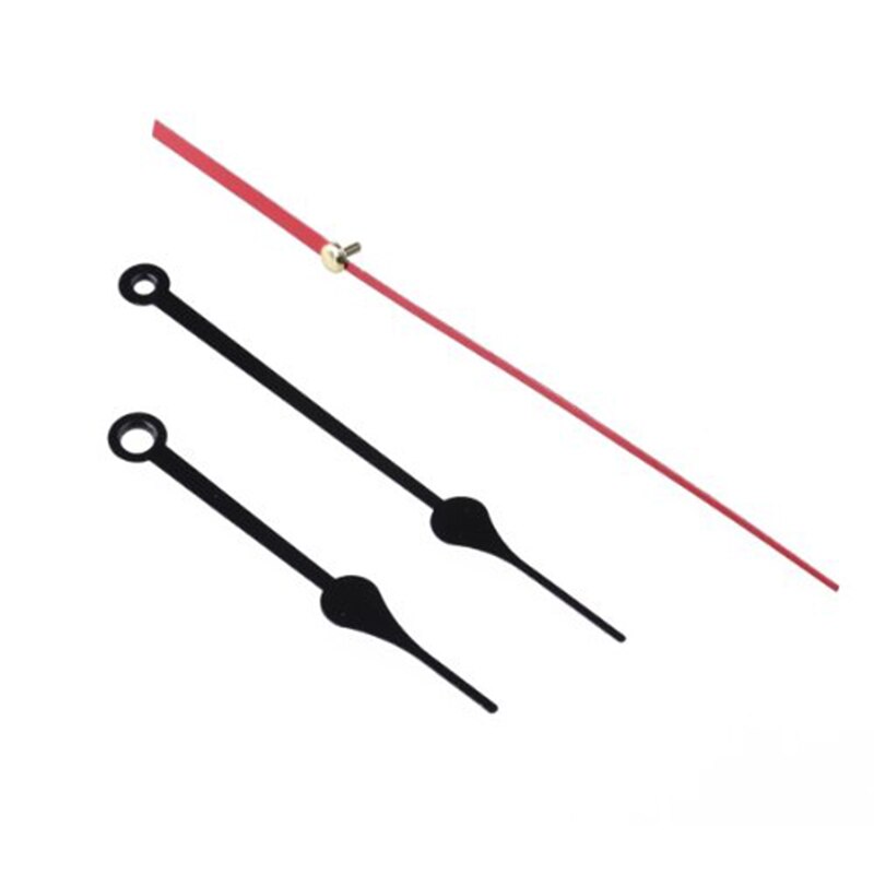 Klok Beweging Zwarte Uur Minuut Rode Secondewijzer Diy Gereedschap Set
