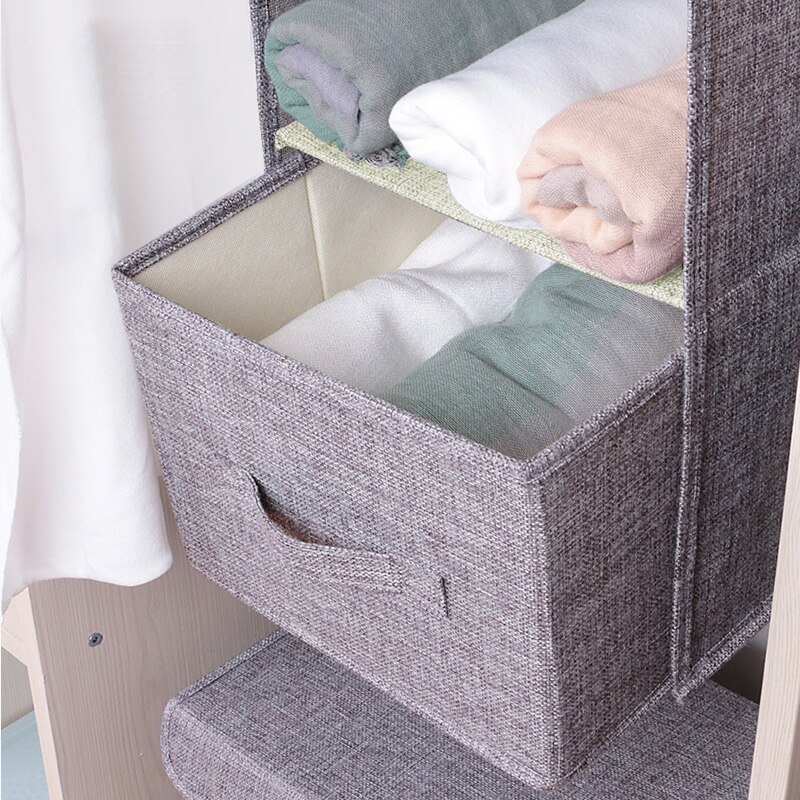 Schrank hängend Lager Tasche Interlayer Schublade Typ Kleidung Kleiderbügel Halter tragbar Organizer hängend Wandschrank Organizer