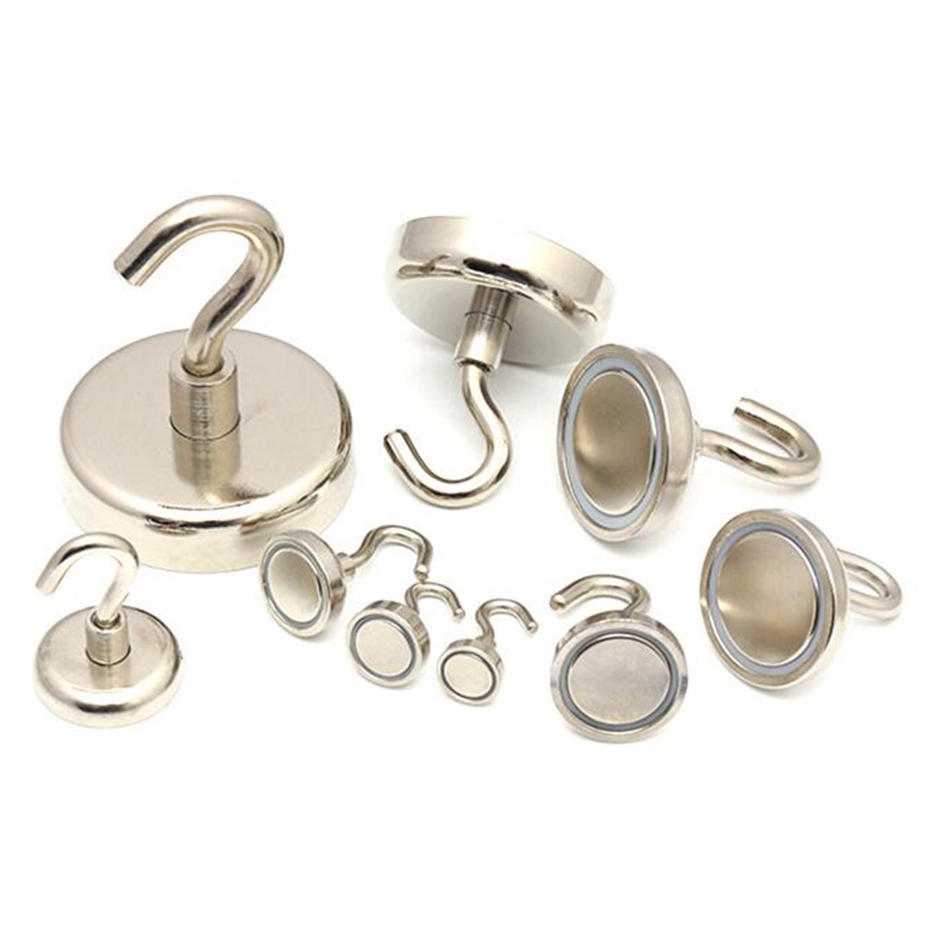 Heavy Duty Strong Magnets Hook Fishing Home Office Garage Refrigerator Magnets 1.5/2/8/12/25/34/50/72/81KG