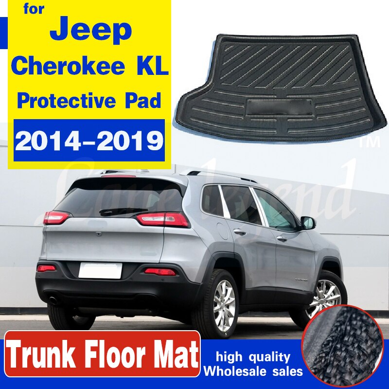 Voor Jeep Cherokee Kl - Tailored Cargo Liner Boot Lade Kofferbak Floor Mat Tapijt Waterdicht