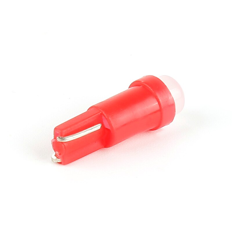 10Pcs T5 1SMD LEDs Car Light Bulb COB LEDs Cluster Gauges Dashboard Instruments Panel Climate Base Lamp Light Indicator