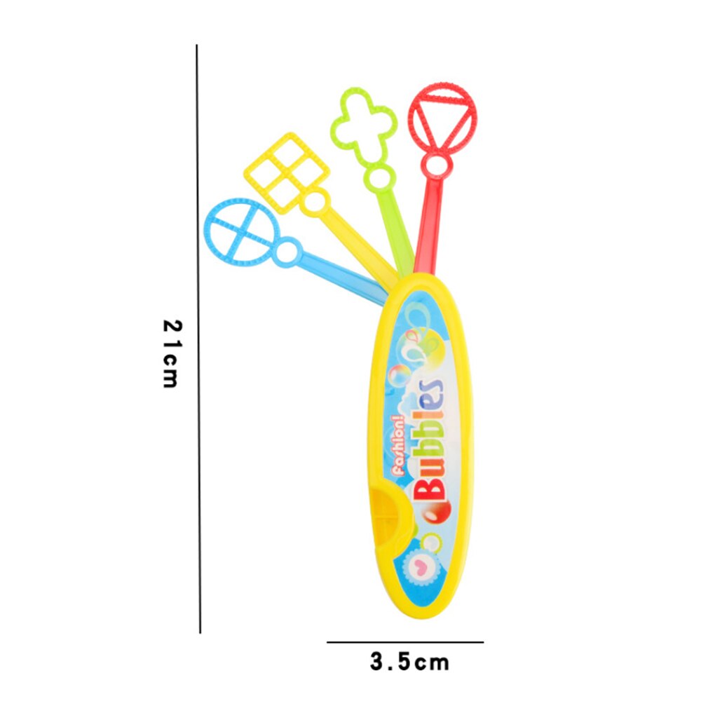 Willekeurige Levering Bubble Tool Hand-Held Opslag Blow Zeepbel Stok Kraam Speelgoed Kinderen Buiten Spel Speelgoed