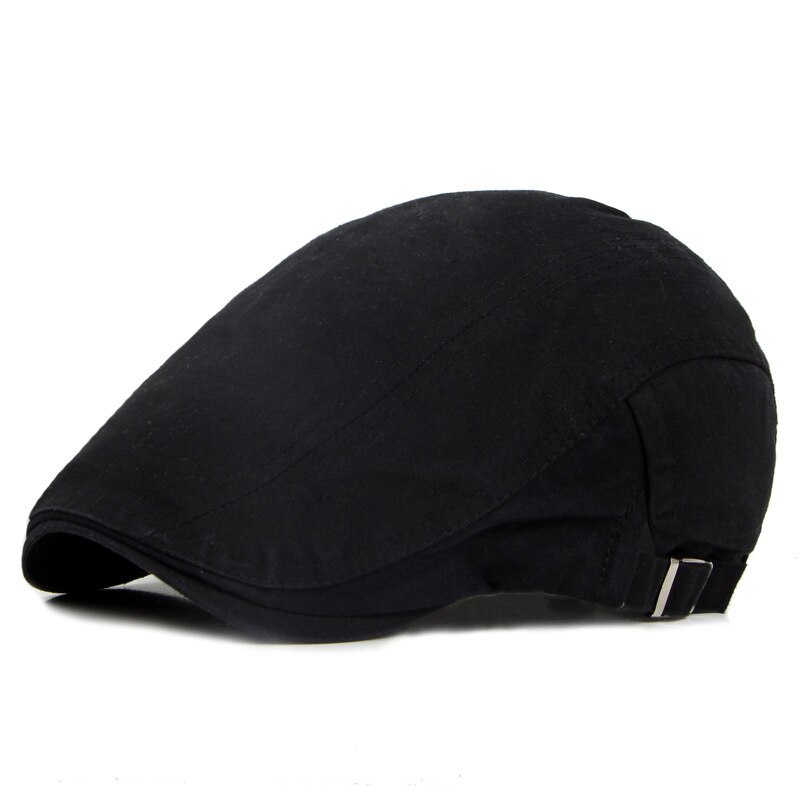 Justerbara baskermössor utomhus ventilerande benbrätte hattar unisex enfärgad platta baskerhatt kvinnor män sommarmössor: 9