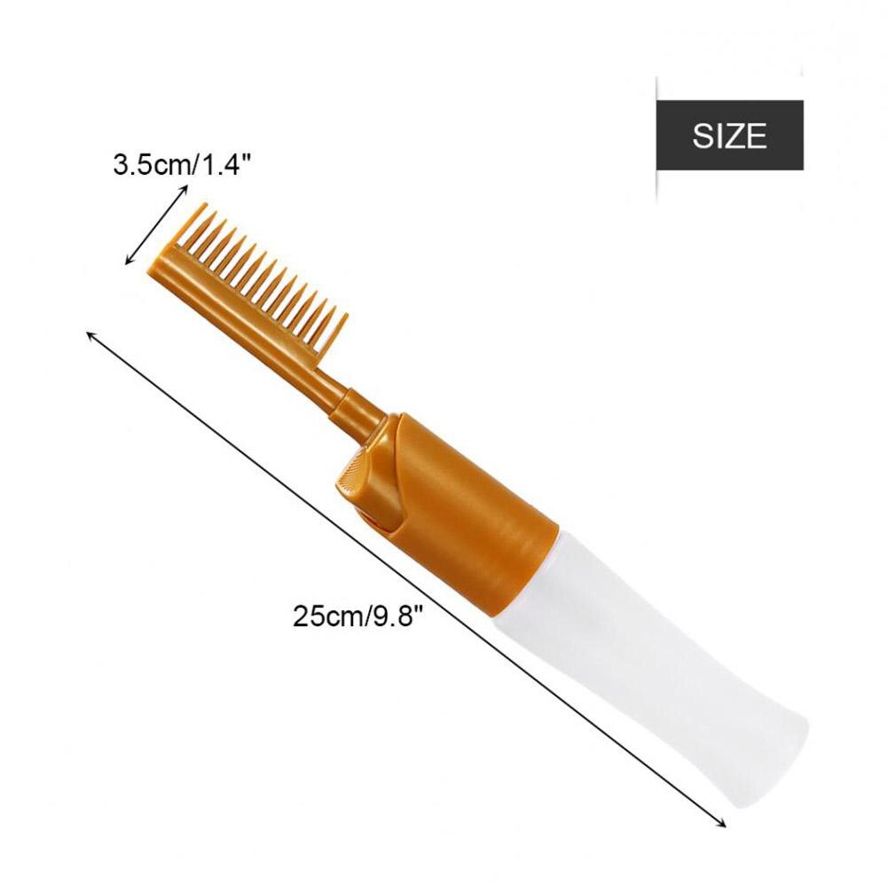 Applicateur de teinture pour cheveux brosse Salon bouteille vide distributeur de teinture pour cheveux peigne de teinture à colorier outil de coiffure pompe à eau