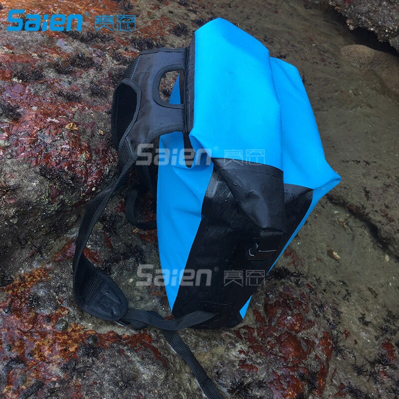 Tørpose rygsæk 25l -  tør rygsæk er garanteret vandtæt - bær den som en vandtæt rygsæk eller over skulderen til kajakin