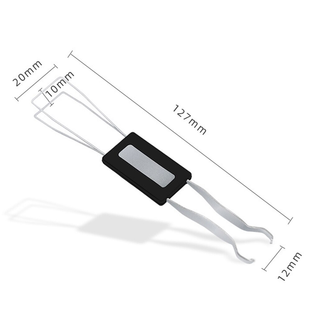 Extracteur de capuchons de touches de clavier mécanique 2 en 1, outil de nettoyage de remplacement