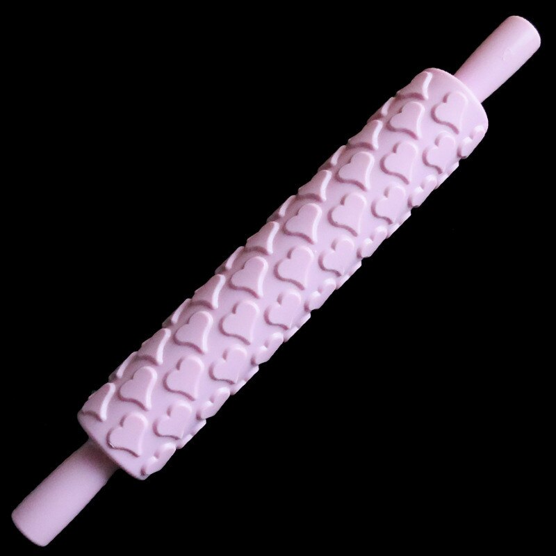1 st plast präglad kavel socker hantverk dekorera kavel fondant präglad rullform gör det själv köksbakverktyg: 9