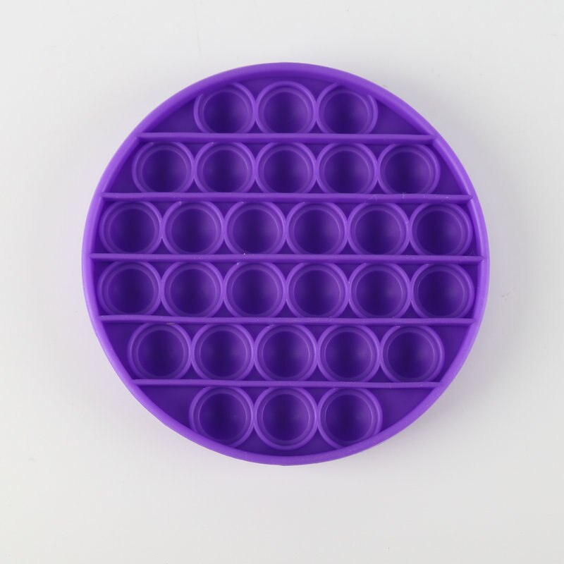 drücken blasiert Sensorischen Spielzeug Autismus Bedürfnisse Squishy Stressabbau Spielzeug Erwachsene Art Lustige Anti-betonen Zappeln Reliver betonen Spielzeug: dunkel Violett