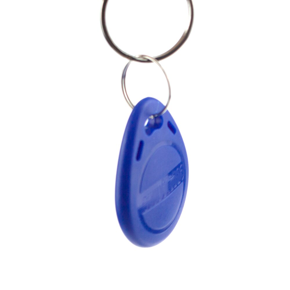 125 KHz RFID Beschrijfbare Keyfobs EM4305/T5577 Lezen en Schrijven Key Card Gekopieerd Toegangscontrole Systeem Metalen Sleutelhangers Kleine blauw Token