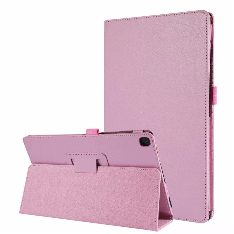 Pu Leather Case for Samsung Galaxy Tab A SM-T510 SM-T515 T510 T515 Tablet cover Stand Case for Tab A 10.1'' Funda Case: 01 Pink