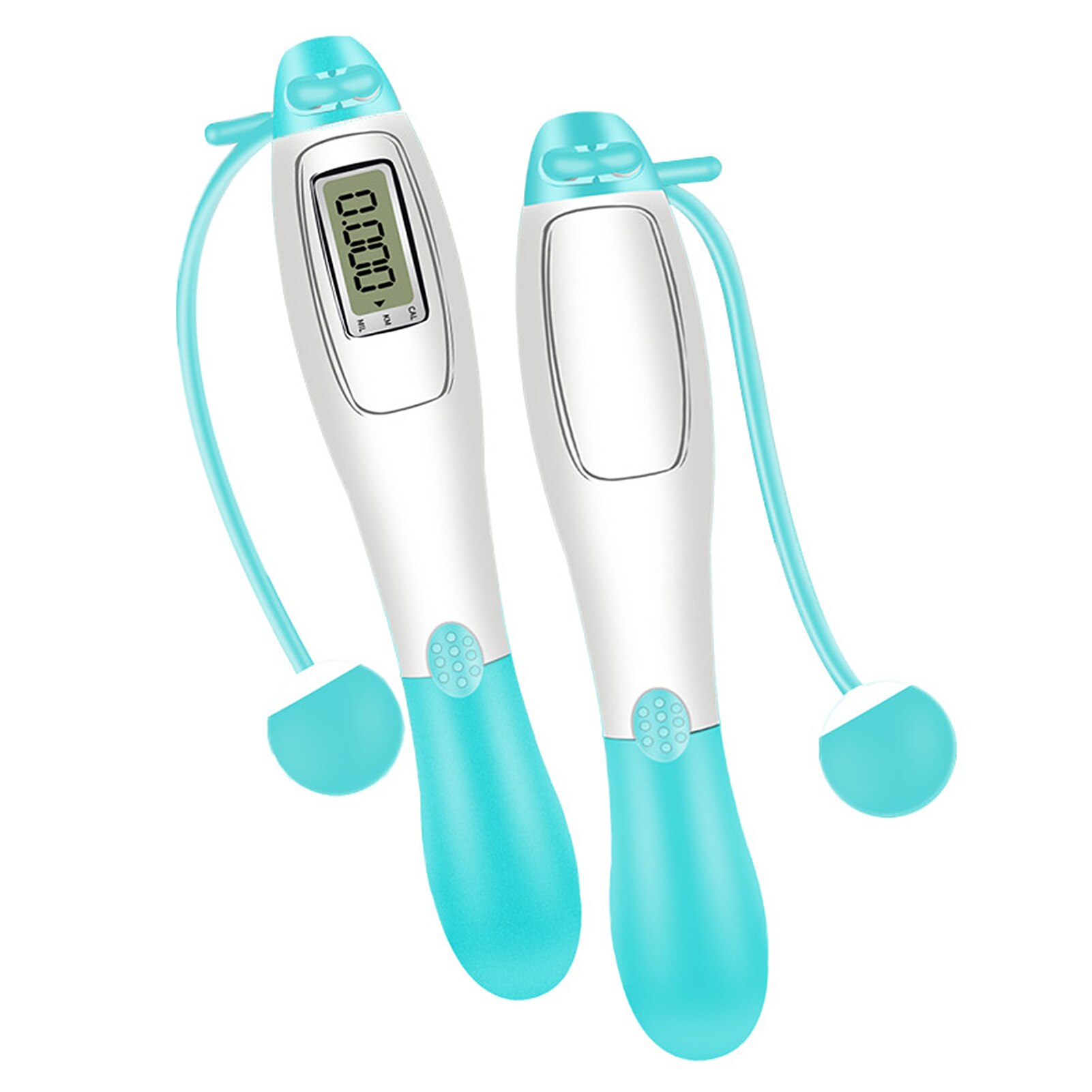 Fitness Equipment Intelligent Counter Jump Rope Steel Wire Ski Rope Two Way Jump Rope Adjustable Ski Rope Exercise Rope: Purple