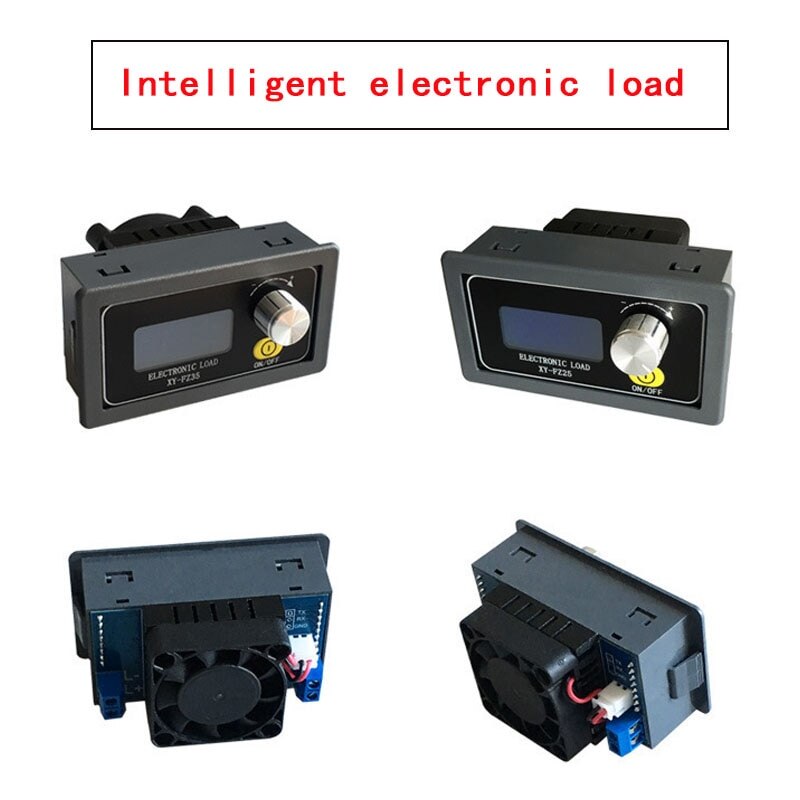 Constant Current Electronic Load Tester Power Aging Adjustable Load Detector Battery Capacity Tester With Cooling F-A-N^