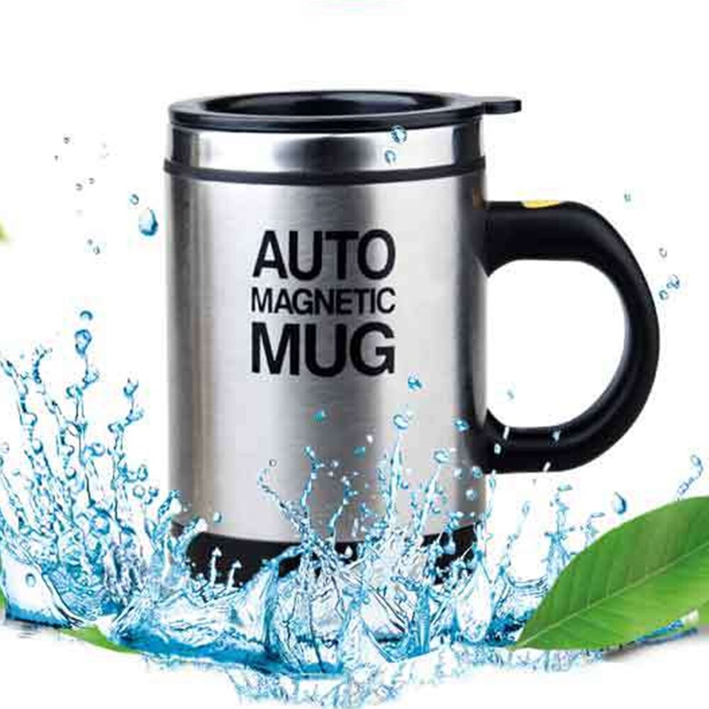400Ml Mokken Automatische Elektrische Magnetische Zelf Roeren Mok Cup Koffie Melk Mengen Mok Smart Rvs Sap Mix Lui cup