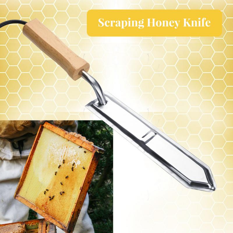110V-220V Electric Uncapping Knife Bee Beekeeping Honey Cutter Stainless Steel Scrape Bee Extractor Beekeeping Tools