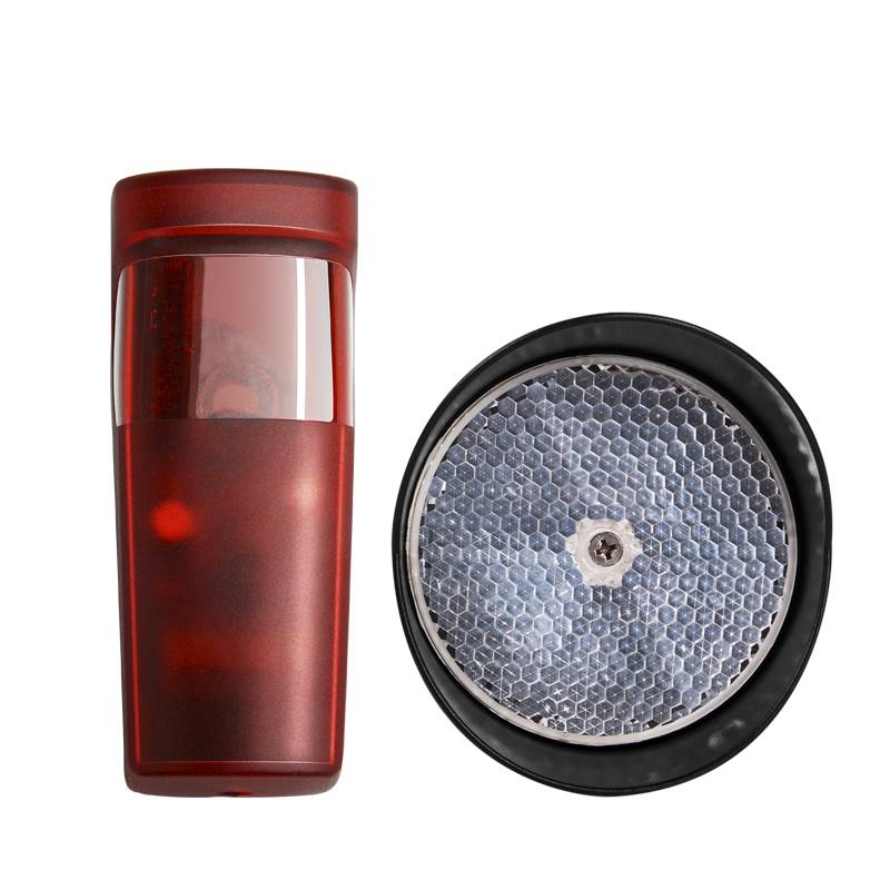 Sensor de segurança para portão e porta, fotocélulas infravermelhas para espelho refletor, à prova d&#39;água, 10m