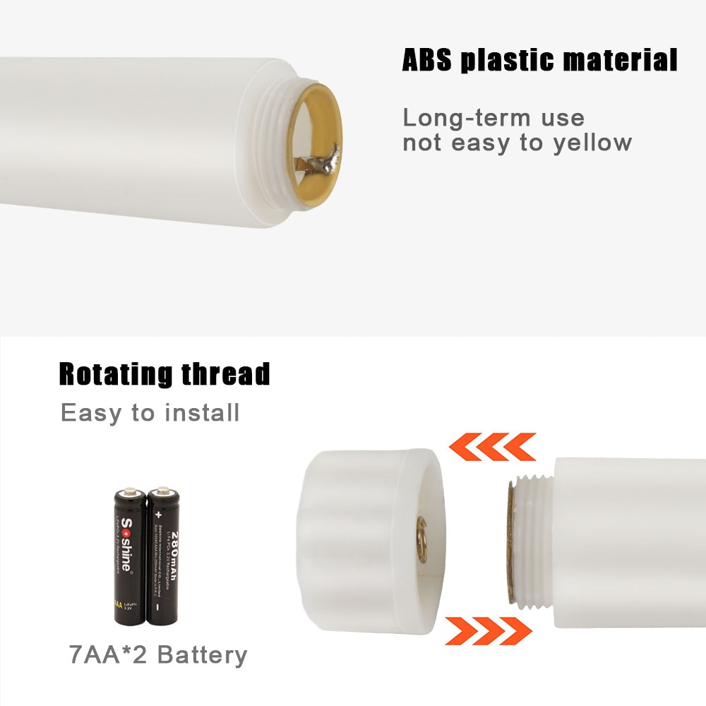 LED Candles Yellow Flickering Plastic Flameless Electric Battery Taper Candles bougie led For Dinner Wedding Party Decoration