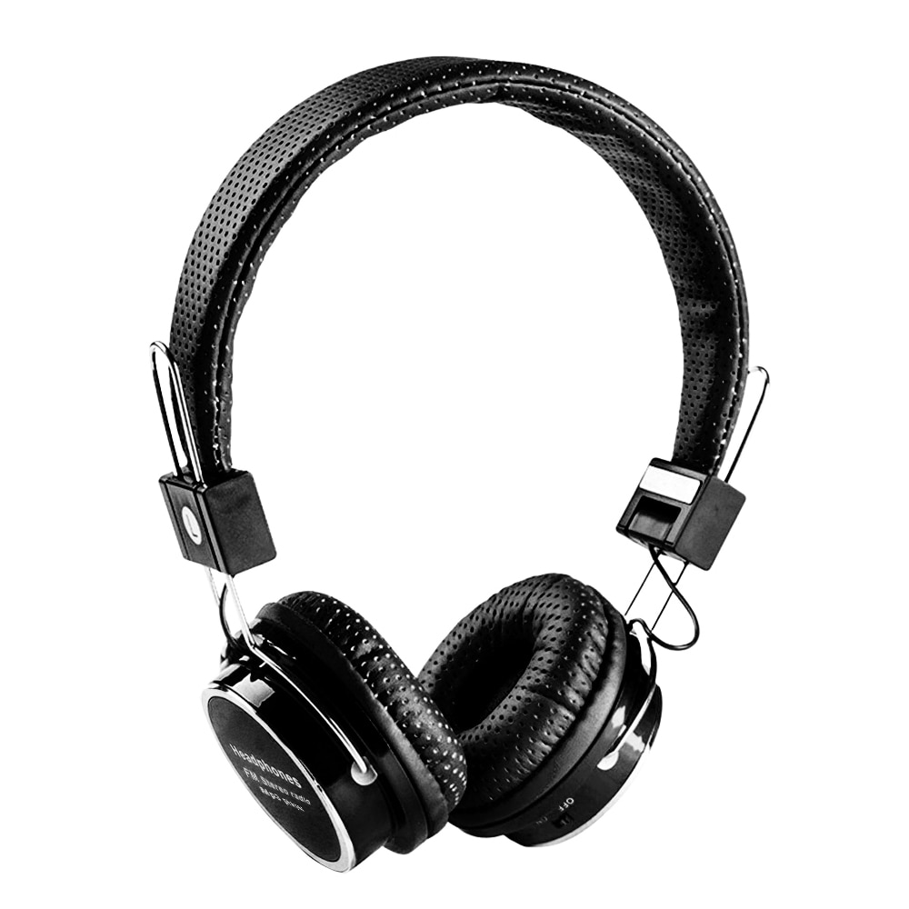 Casque d'écoute sans fil Bluetooth, Support TF, musique FM, pour téléphone portable