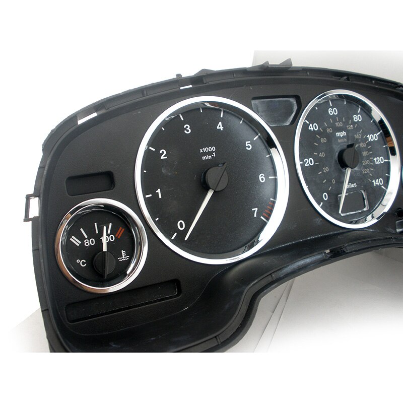 4 stk plastik abs krom gauge dial dash klynge ringe dashboard cover bezel trim til  mk4 zafira a vauxhall opel astra  g 98-2005