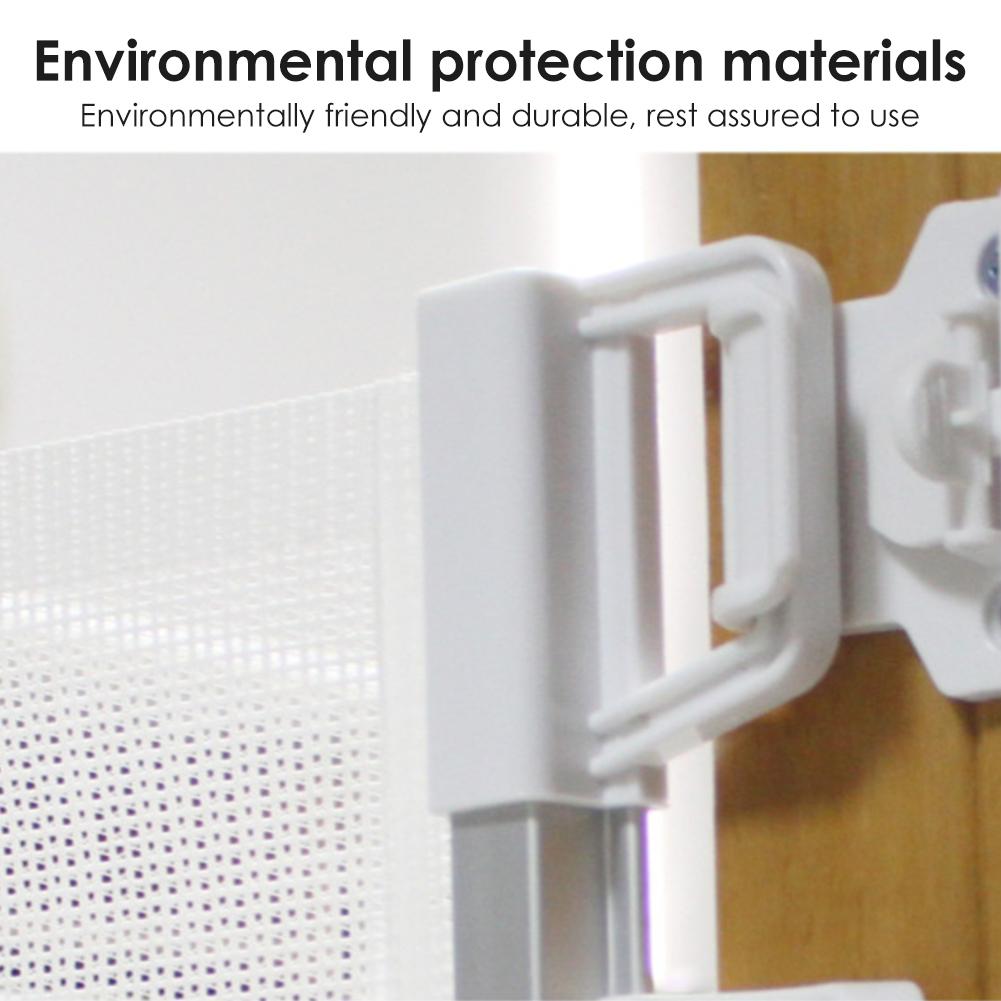 Retractable Baby Safety Gate Lightweight Durable Mesh Pet Dog Gate for doorways Stairs Hallways Indoor/Outdoor