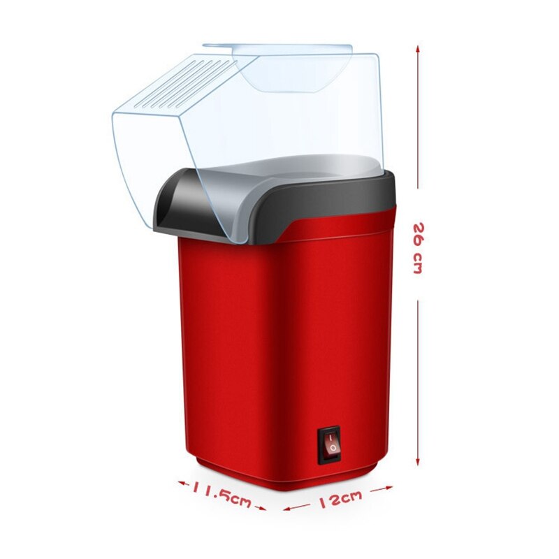 Ad -1200w 220v mini husholdning sund luft oliefri majs maker maskine majs pr til hjemmekøkken-uk stik