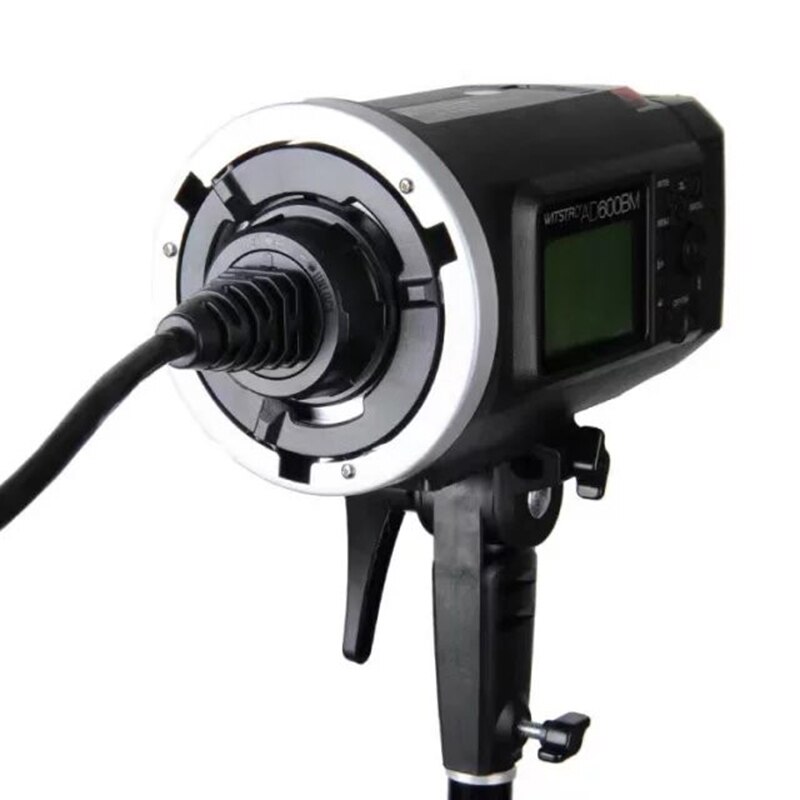 Godox AD-CS Bowens anillo fijo adaptador de montaje para Godox AD600B AD600BM para Godox AD-H600B AD-H1200B cabeza de Flash portátil
