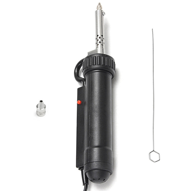 30W 220V Electric Vacuum Solder Sucker Iron Tool/Desoldering Pump /Repair Tool,US Plug: Default Title