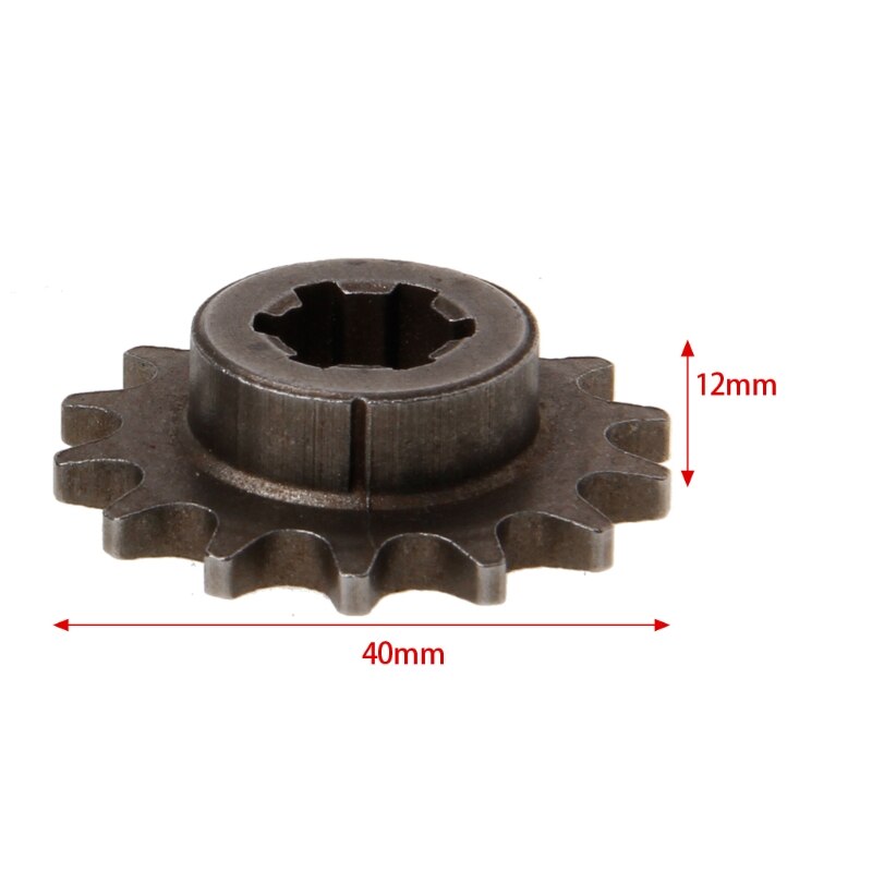 47cc 49cc motorsykkel skitt sykkel  t8f 8mm 11 14 17 20 tann foran tannhjul kjede tannhjul minimoto: 14