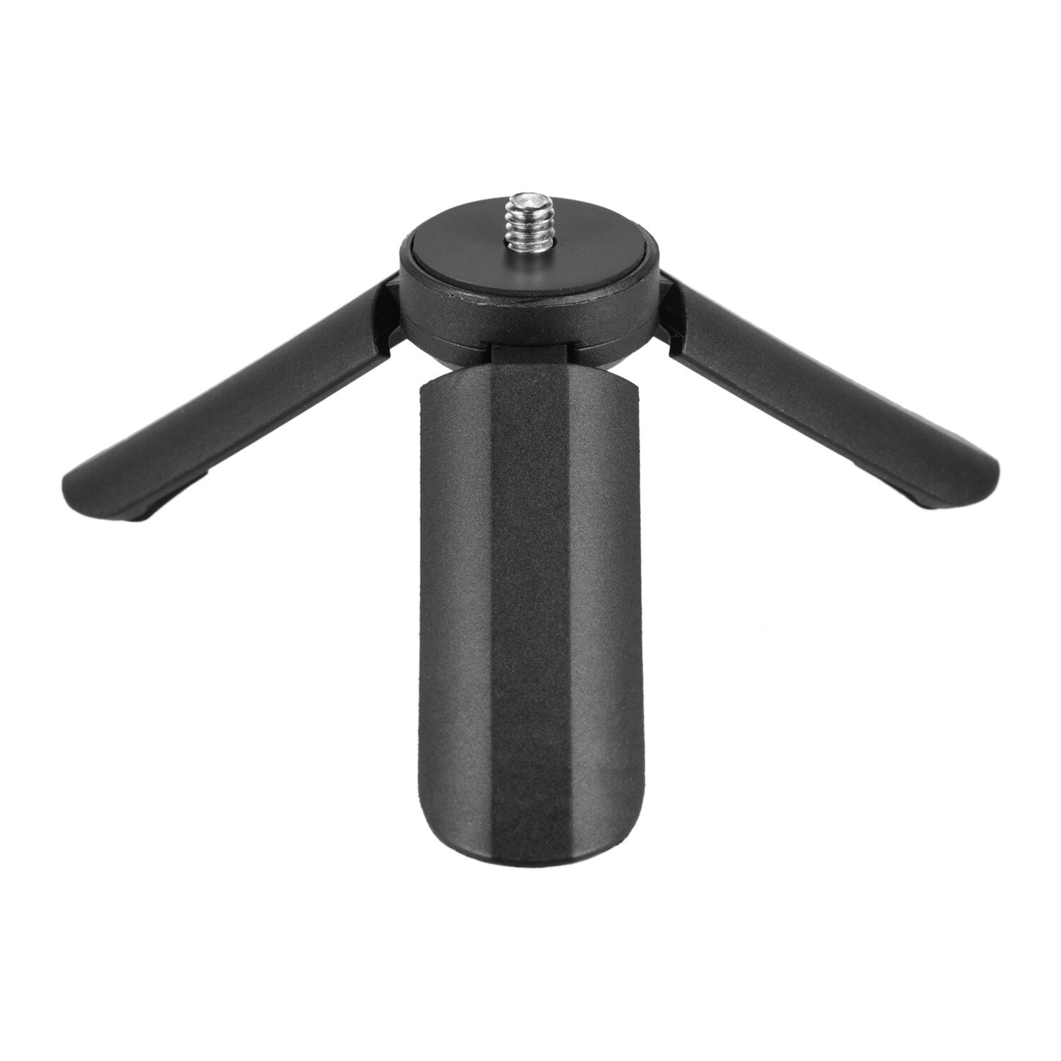 Mini Tabletop Folding Tripod With 1/4 Screw for Mobile Phone Camera Stabilizer Max Load 1KG Black Photography Accessories