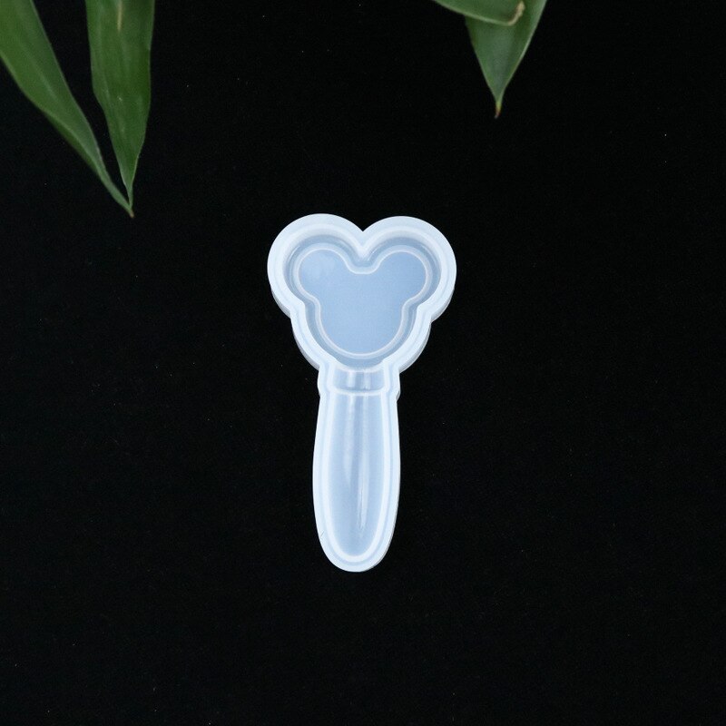 Kawaii Handheld Mirror Silicone Mold Cute Accessory Making Resin Craft Supplies Resin Accessories Making with Mirror: 07