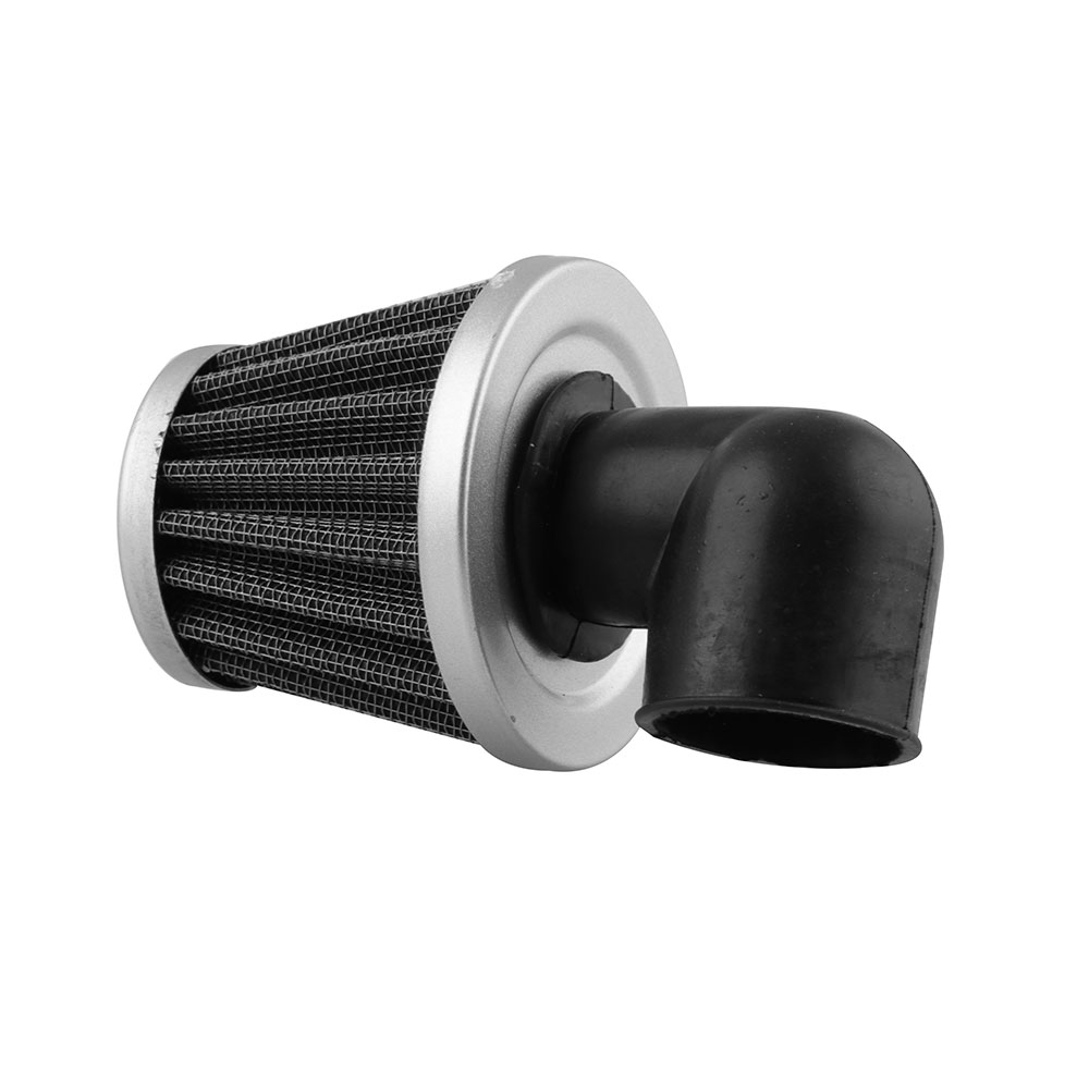 Luftfilter 50cc 2 Hub 90 Grad Biegen Ellbogen 35mm Null widerstand Filter Für Motorrad ATV Tasche Fahrrad Moto