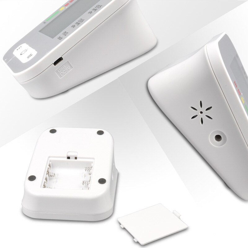 Gezondheid Amy Bloeddrukmeter Monitor Full-Automatische Puls Machine Hartslag Test Bovenarm Meten Bloeddrukmeter Tonometer