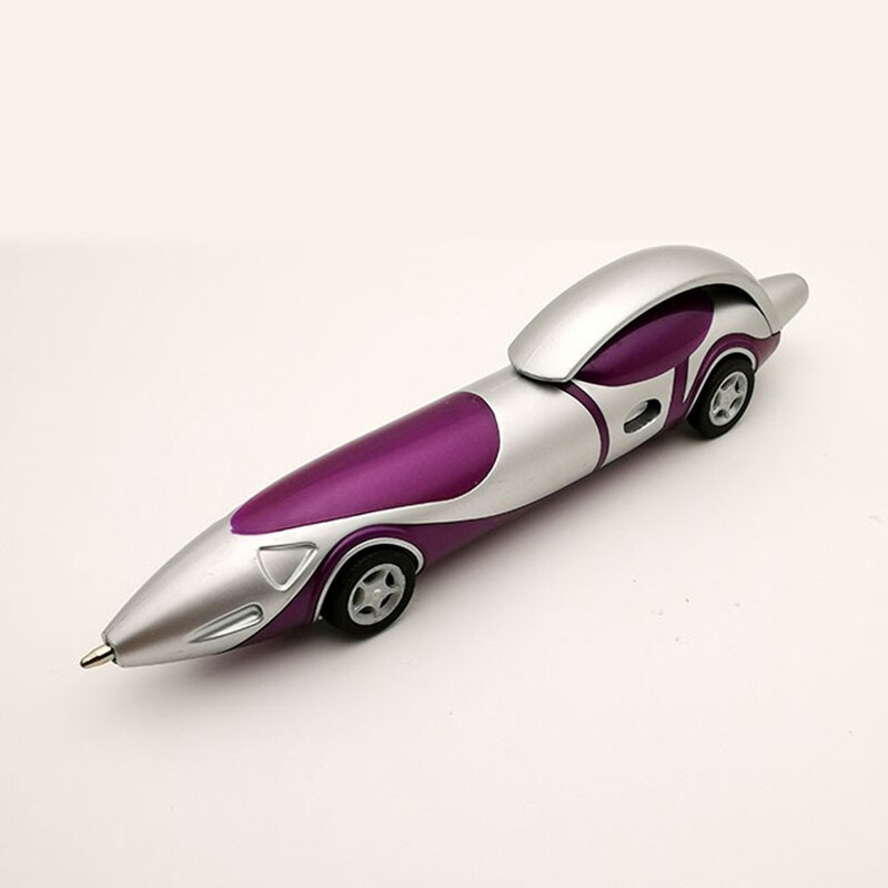 Racing Auto Balpen Voor Schrijven Cartoon Speelgoed Voor Kinderen Kantoor School Briefpapier NSV775: purple