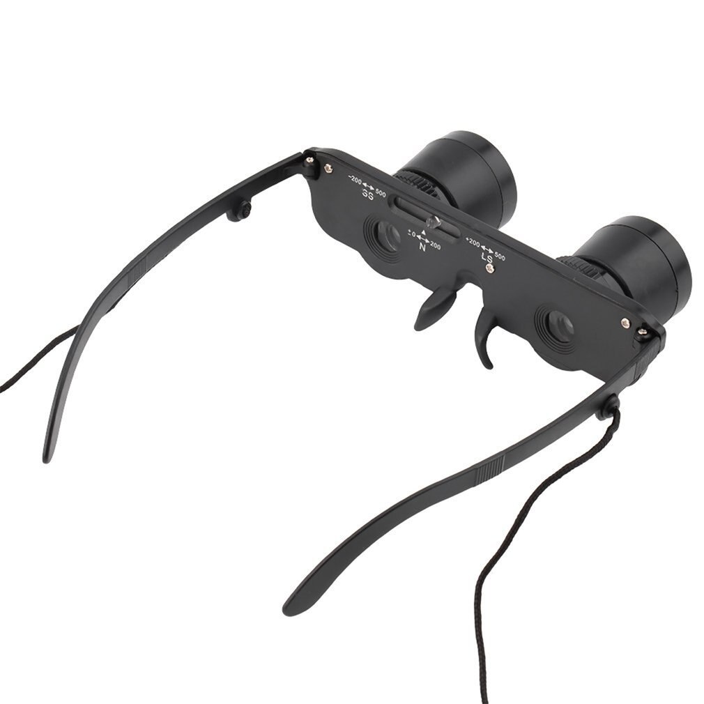 3x28 Magnifier Glasses Style Outdoor Fishing Optics Binoculars Telescope