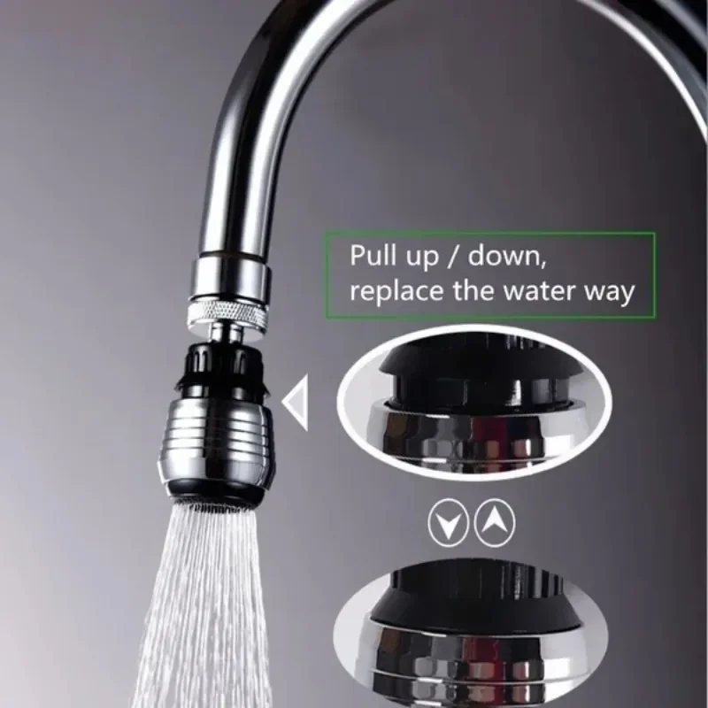 2 stuks 360 draaibare draaibare kraan mondstuk filteradapter waterbesparende kraan beluchter diffuser