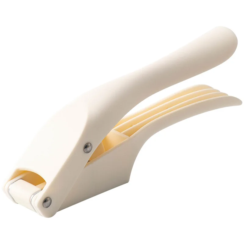 2-In-1 Multifunctionele Knoflookpers Voor Het Persen Van Puree Knoflook En Gesneden Knoflook, Groentepers Voor Thuiskoken Stamper: Sky Blue