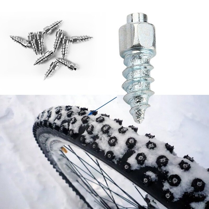 Universal- Auto Spikes Anti-Unterhose Schrauben NäGel Auto Motorrad Fahrrad Lkw aus-Straße Reifen Anti-eis Spikes Schnee Sohle Reifen Stollen