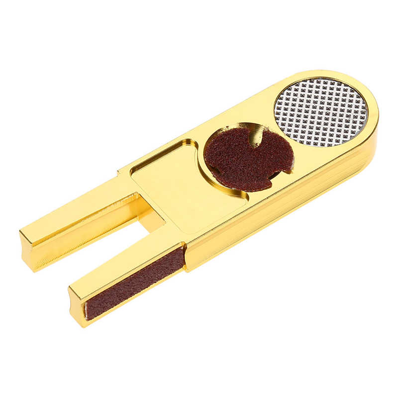 U-shape Billiards Pool Cue Tip Trimmers Tapper Muti-functional Dime Shaper Nickel Shaper Trimmer Cue Tip Burnisher Repair Tool