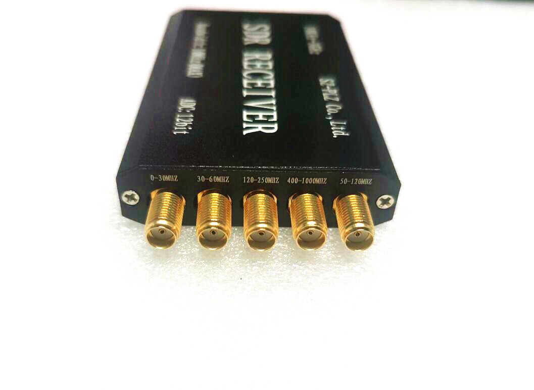 10kHz To 1GHz SDR Receiver HF AM FM SSB CW Aviation Band Receiver 0.5PPM AM FM SSB ATc SSTV iSS + USB Cable + Metal Case