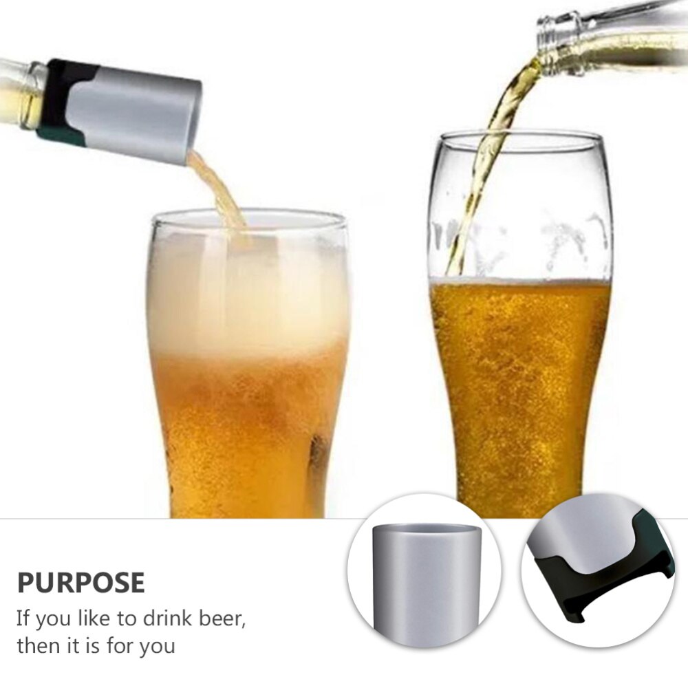 Bar Mini Beer Pourer Stainless Steel Beer Foamer Portable Beer Bubbler Make