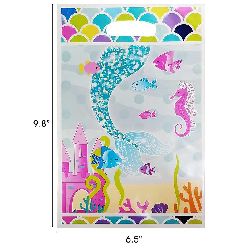 20pcs/lot Mermaid Party Favors Bag Under the Sea M... – Vicedeal