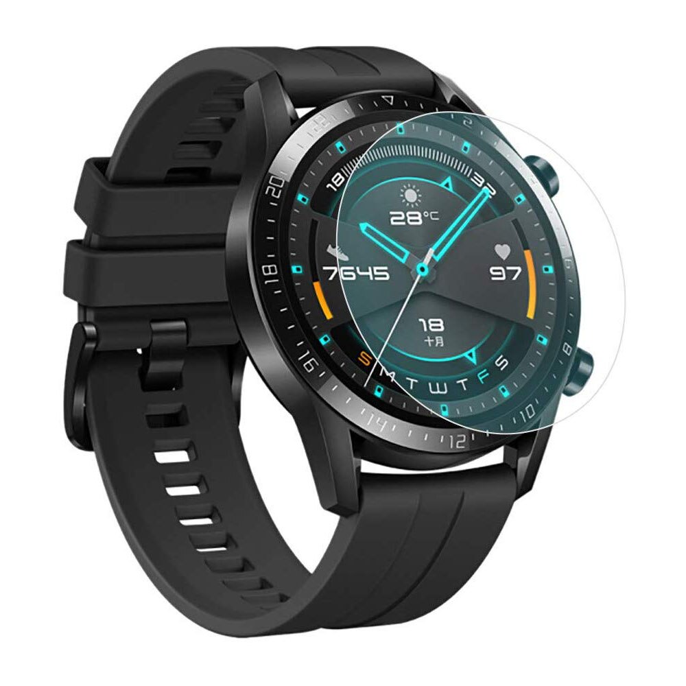 3PC 9H HD Tempered Glass Screen Protector Film For Huawei Watch GT 2 46mm GT2 GT Active Transparent Screen Protection Film